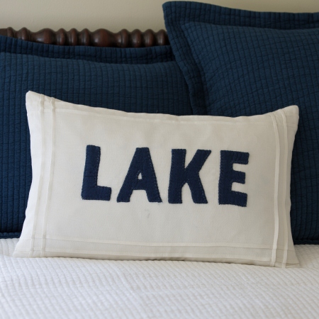 lake throw pillows