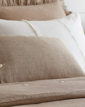 Farmhouse stripe pillow