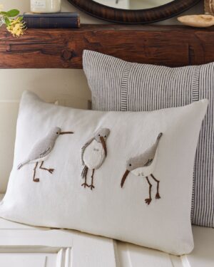 Shorebirds pillow