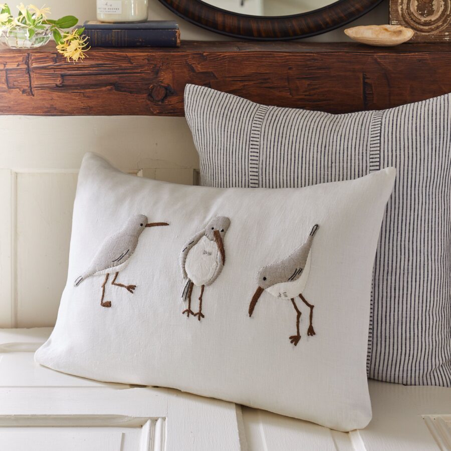 Shorebirds pillow