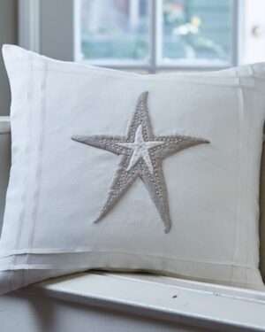 starfish porch pillow