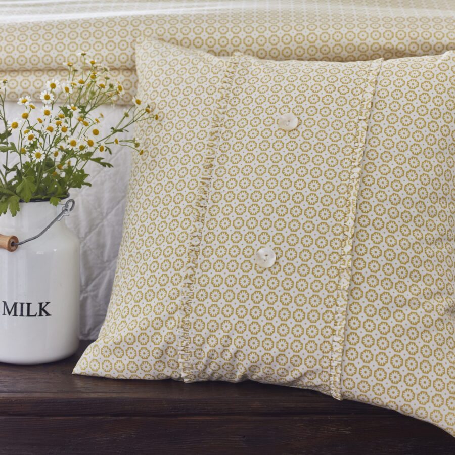 Carolina Dijon Porch Pillow