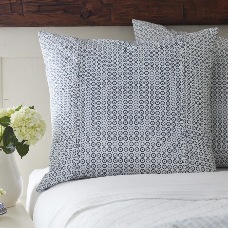 Carolina Indigo Euro Sham Pillow