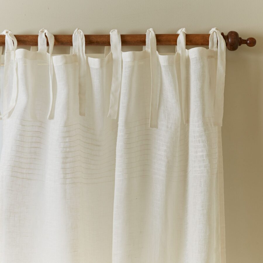 elisa cream curtain panel