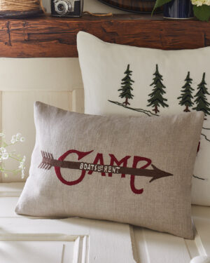 Boats for rent camp pillow