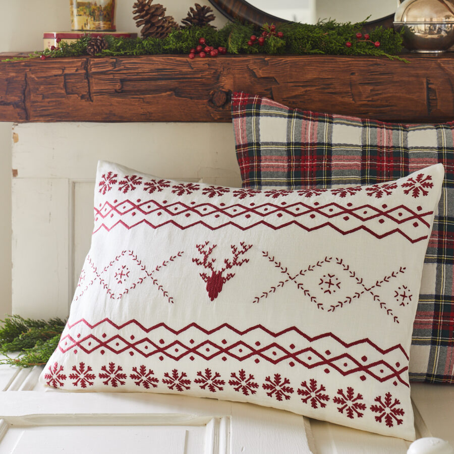 fairisle pillow