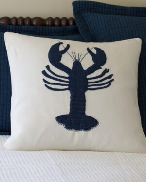 Lobster Linen Pillow