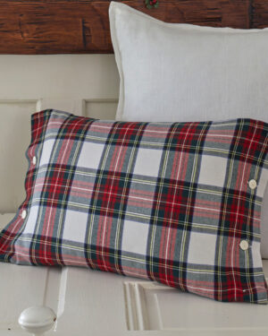 Plaid pillow