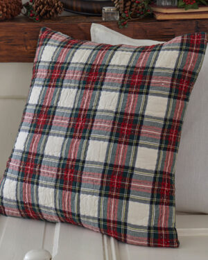 Plaid quare pillow