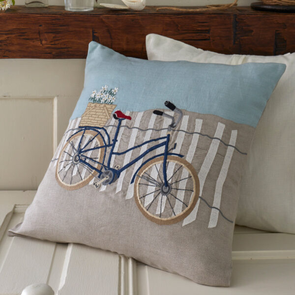 Beach Cruiser Indigo Pillow