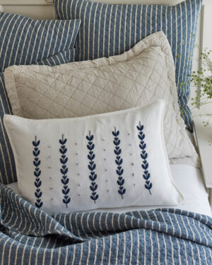 Blue Vine Pillow