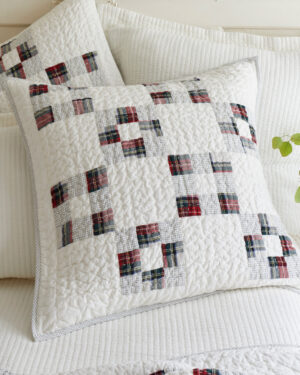 Percy Plaid Euro Sham