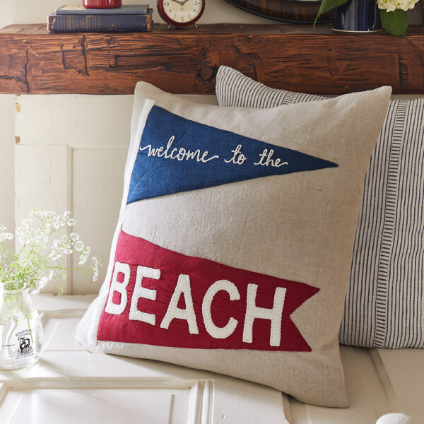 Welcome to the Beach pillow