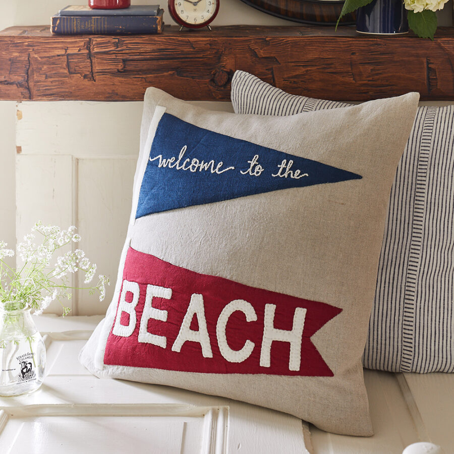 Welcome to the Beach pillow