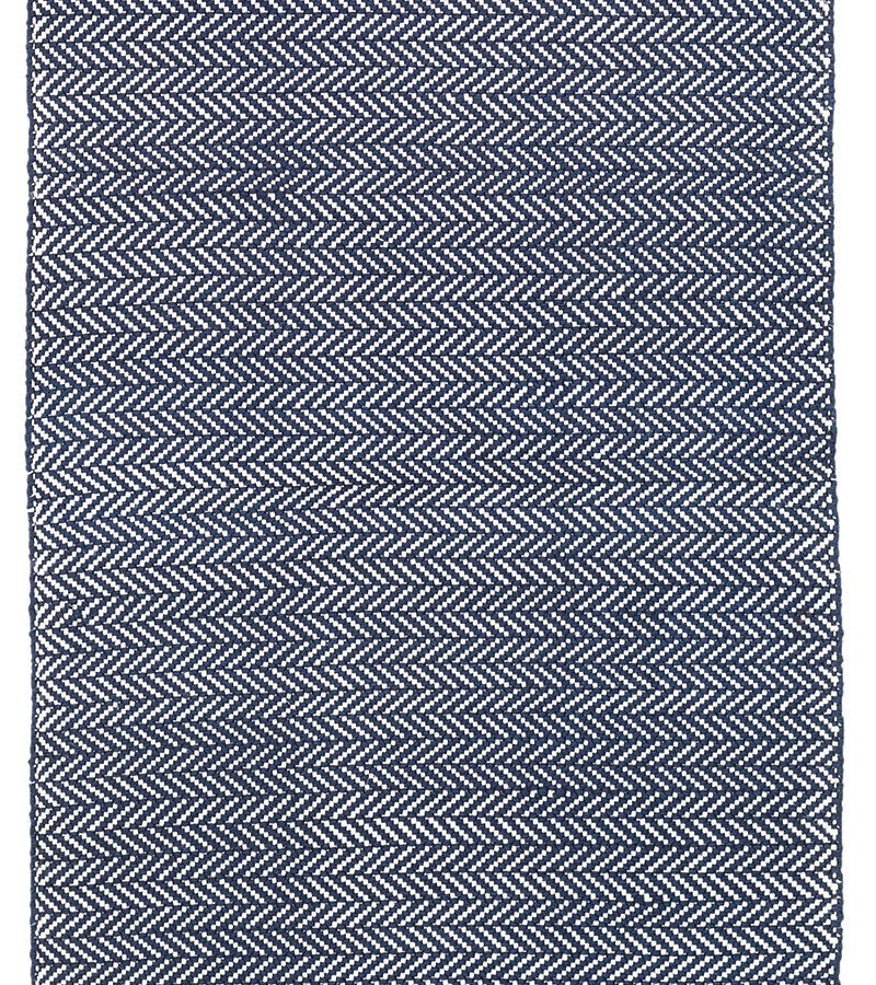 Herringbone Rug IndigoWhite