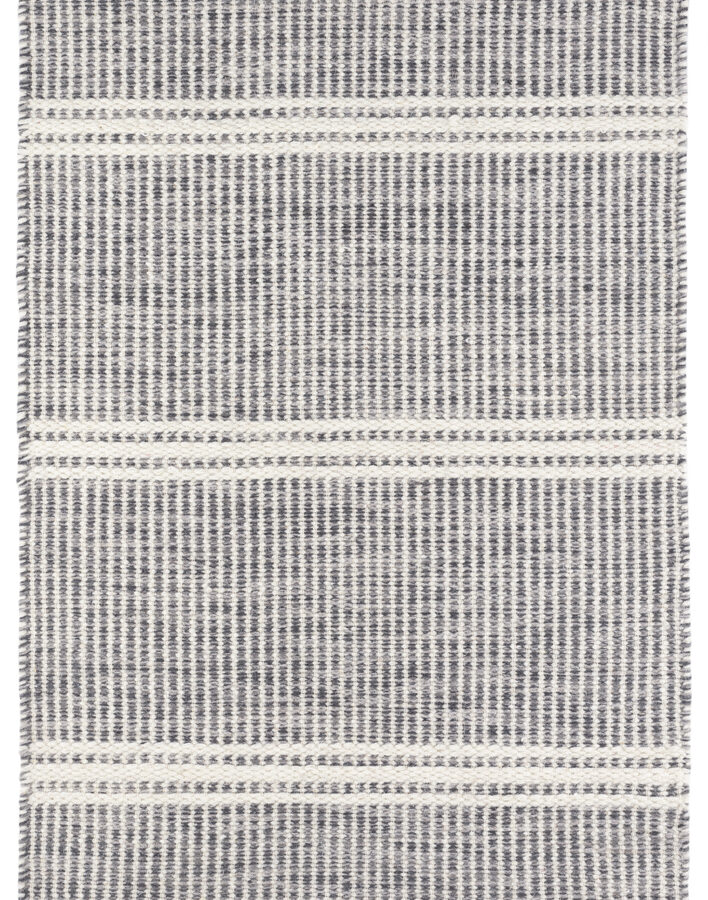 Malta Grey Handwoven Wool Rug