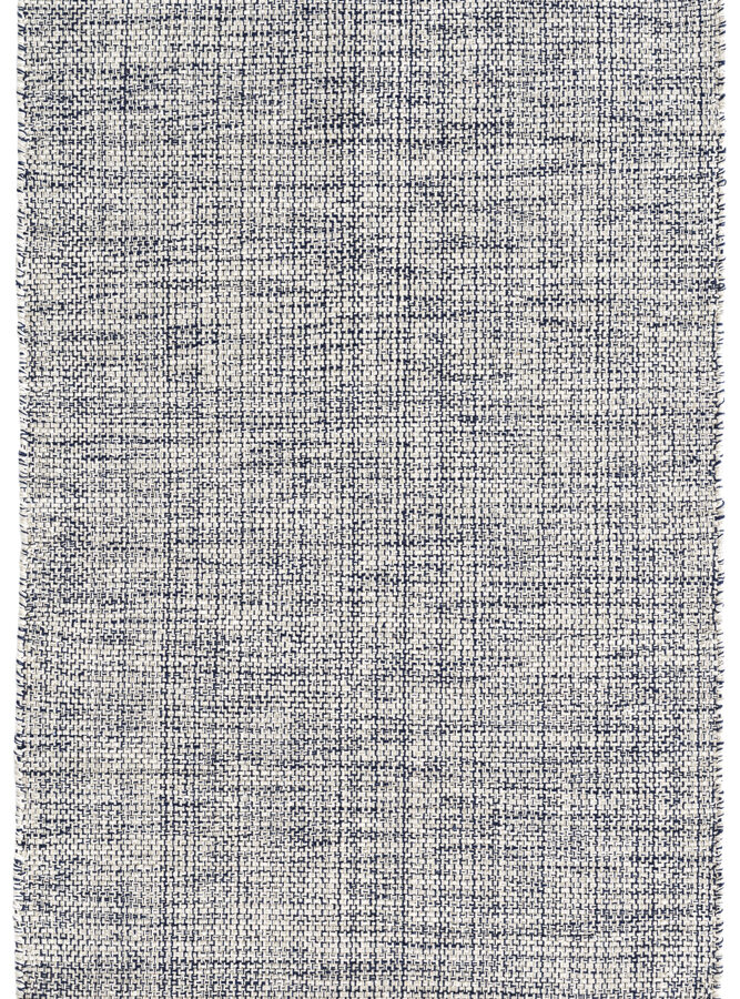 Marled Indigo Handwoven Cotton Rug