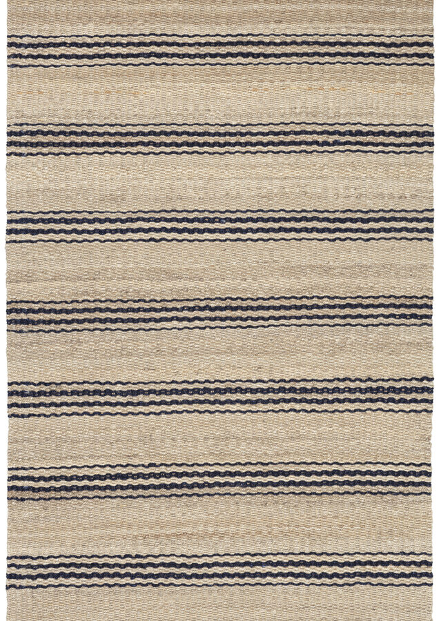 Jute Ticking Indigo Handwoven Rug