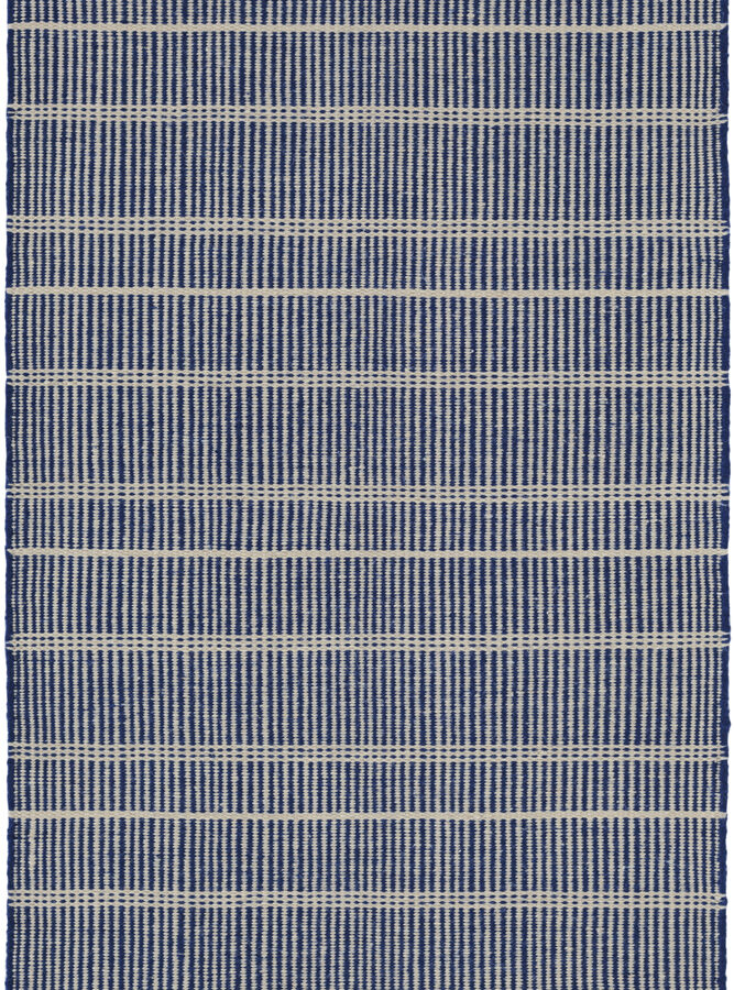 Samson Navy Handwoven Indoor/Outdoor Rug