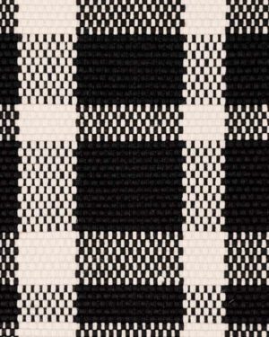 Tattersall Black Handwoven Indoor/Outdoor Rug - Image 3