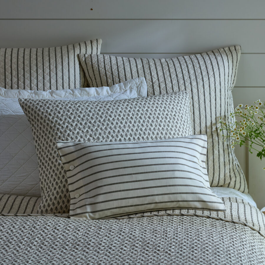 Hayslip Mocha Unquilted Boudoir Pillow