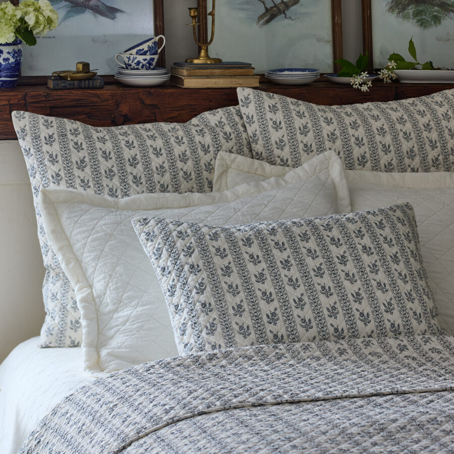Floral Stripe Quilt